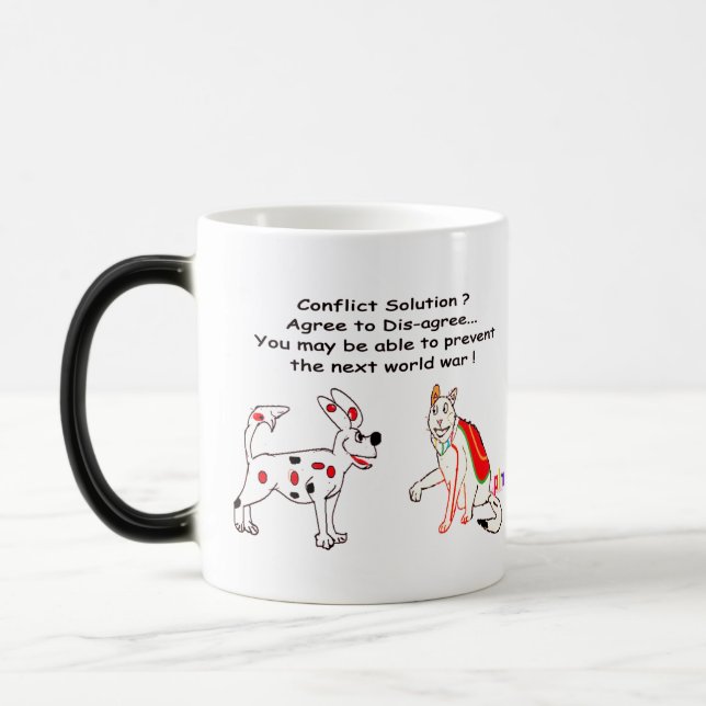 Caneca Mágica Resolução de Conflitos - Concordar em Concordar (Esquerda)