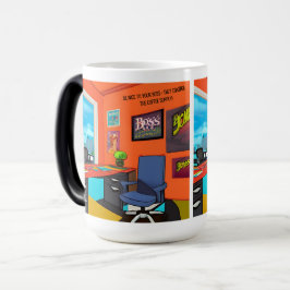 Caneca Mágica Respeito Humorístico: Celebrando o Humor do Chefe