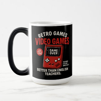 Caneca Mágica Retro games video games teaching english since