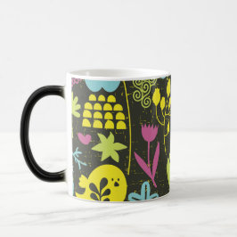 Caneca Mágica Retro Garden Birds Mug