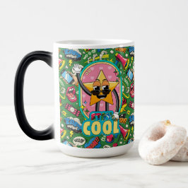 Caneca Mágica Retro Pop Art "Stay Cool" Morph Mug