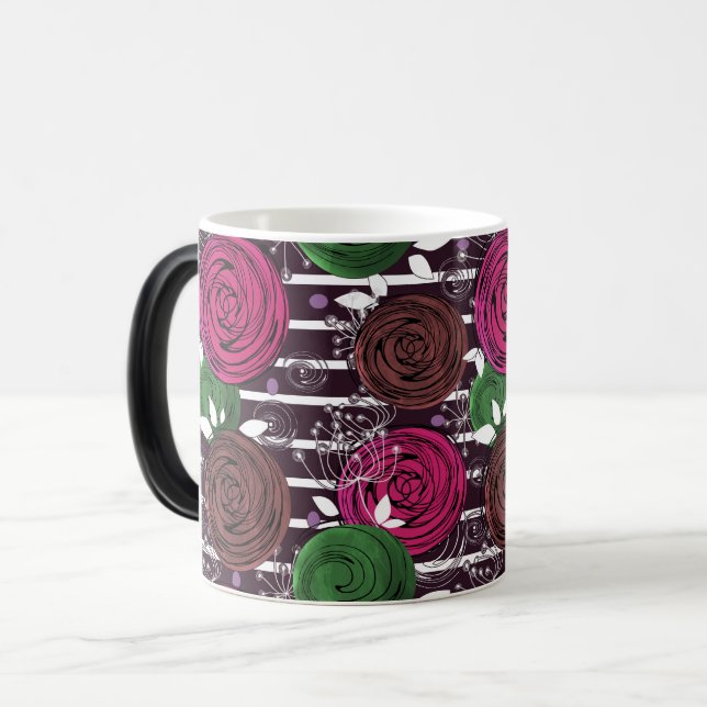 Caneca Mágica Retro, rústico, folclore (Frente Esquerda)