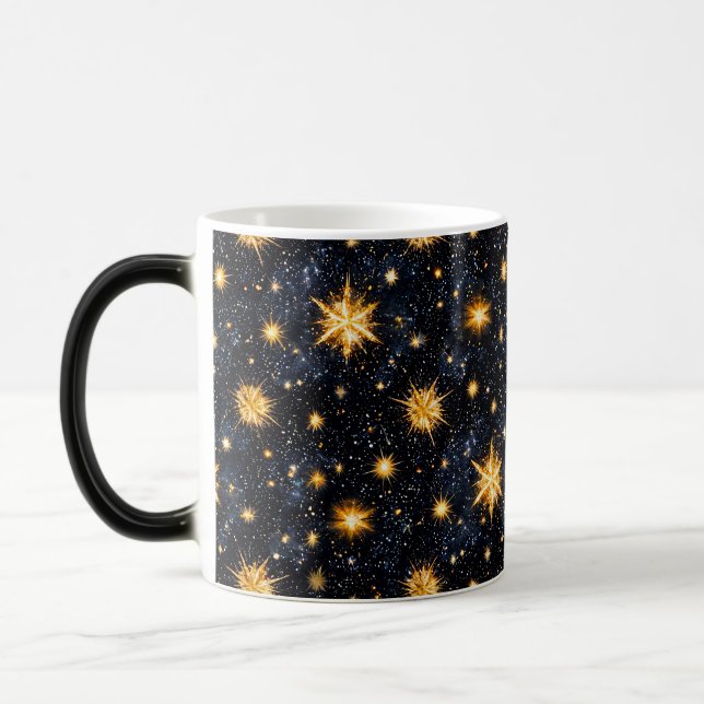 Caneca Mágica Revelação da Cor do Céu Noturno Celestial Estrelas (Esquerda)