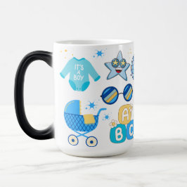 Caneca Mágica Revelação de Gênero Retroativo É um Menino