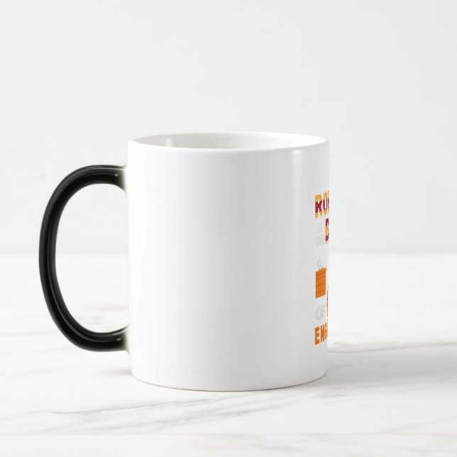 Caneca Mágica Robótica De engenheiro Da Engenharia (Esquerda)