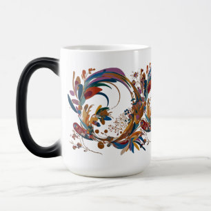 Caneca Mágica Rodovalho Floral Artístico Morphing Mug 15 oz