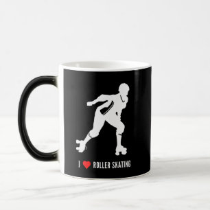 Caneca Mágica Roller Skating Mama Funny Hobby Lover