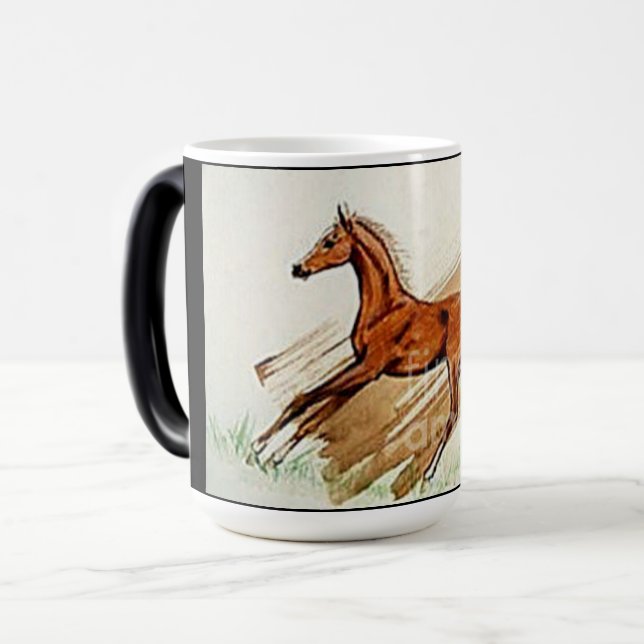 Caneca Mágica Ron Hevener Spring Foal  (Frente Esquerda)