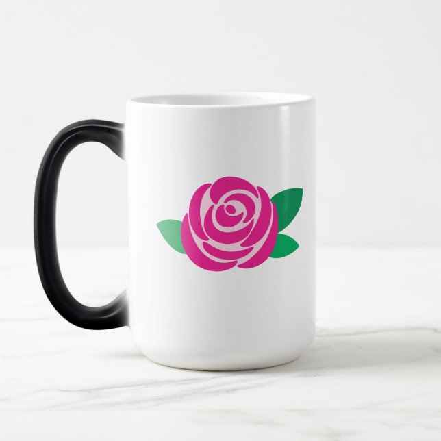Caneca Mágica Rosa Motif Mug (Esquerda)