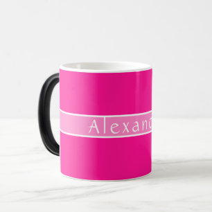Caneca Mágica Rosa Quente Personalizado