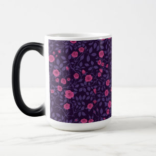 Caneca Mágica Rosas selvagens a rosa e roxo