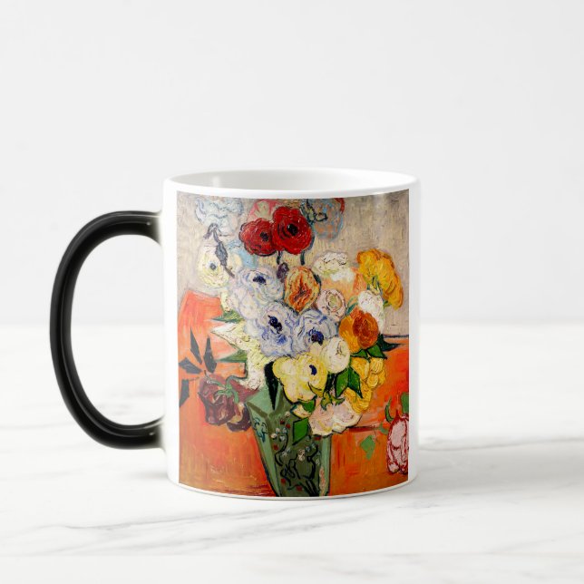 Caneca Mágica Rosas Van Gogh e Anemones (Esquerda)