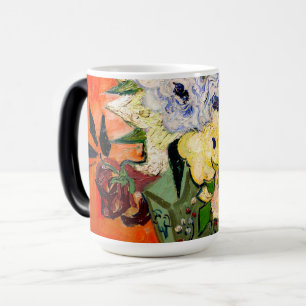 Caneca Mágica Rosas Van Gogh e Anemones