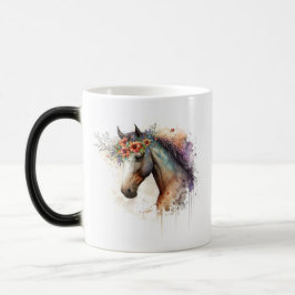 Caneca Mágica Rosto de cavalo com coroa