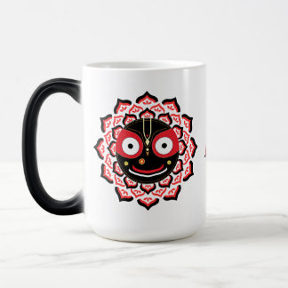 Caneca Mágica Rosto do Senhor Jagannath Chakra Divindade Hindu