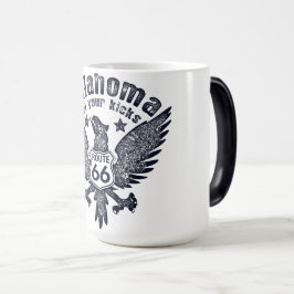 Caneca Mágica Rota 66 Oklahoma Pegue Seus Pontapés