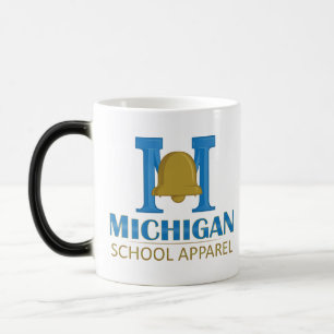 Caneca Mágica Roupa da Escola de Michigan