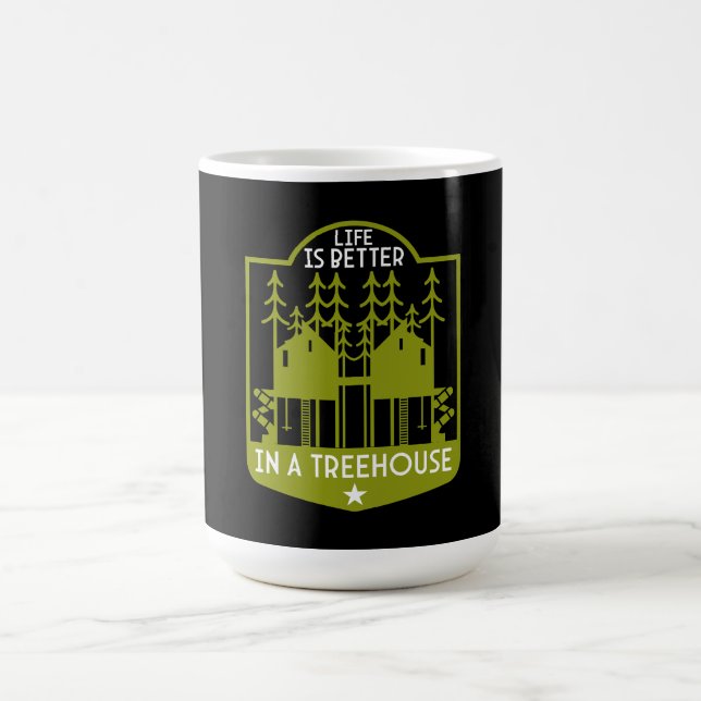 Caneca Mágica Roupa De Treehouse E Decoração (Center)