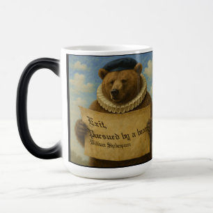 Caneca Mágica Sair, perseguido por um urso citação de Shakespear