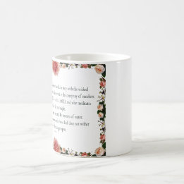 Caneca Mágica Salm 1 com bordas de flores