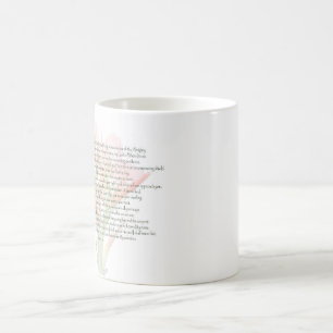 Caneca Mágica Salm 91 Lily Flower Meu Deus é em quem confio