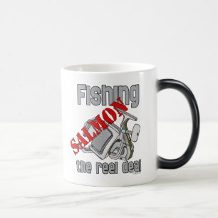 Caneca Mágica Salmão De Pesca Camarão De Pesca Do Enguia