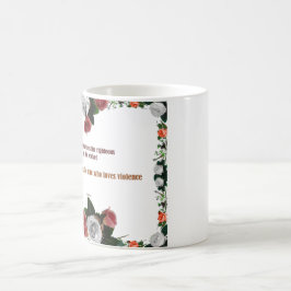 Caneca Mágica Salmo 11:5, Sem Violência