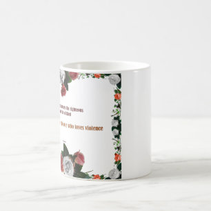 Caneca Mágica Salmo 11:5, Sem Violência