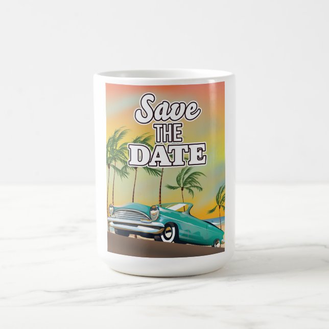 Caneca Mágica Salve a Data carro clássico (Center)