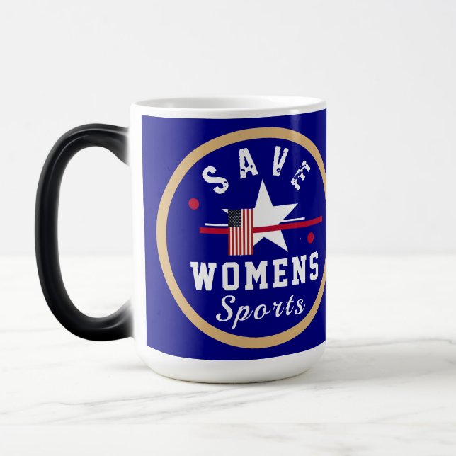 Caneca Mágica Salve os Esportes Femininos (Esquerda)