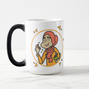 Caneca Mágica Samosa Girl ama Chai 2.0 - Magic Mug