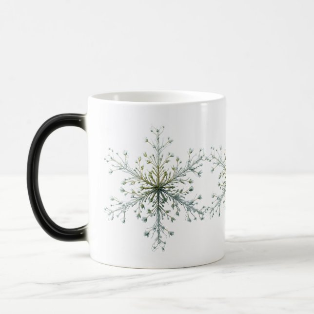 Caneca Mágica Sangue congelado - Floco de neve botânico para (Esquerda)