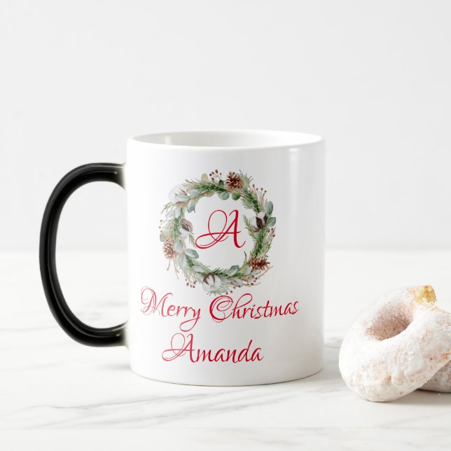 Caneca Mágica Santo Natal (Com Donut)