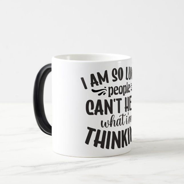 Caneca Mágica Sarcastic Coffee Quotes (Frente Esquerda)