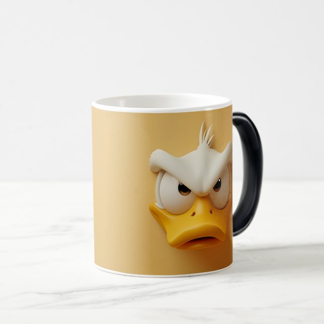Caneca Mágica Sarcastic Duck Face 3D (Frente Esquerda)