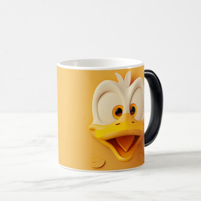 Caneca Mágica Sarcastic Duck Face 3D (Frente Esquerda)