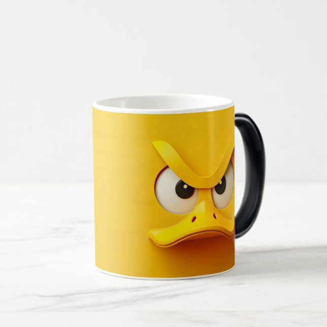 Caneca Mágica Sarcastic Duck Face 3D (Frente Esquerda)
