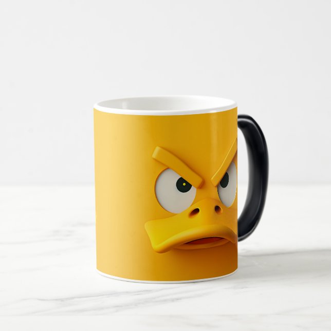Caneca Mágica Sarcastic Duck Face 3D (Frente Esquerda)