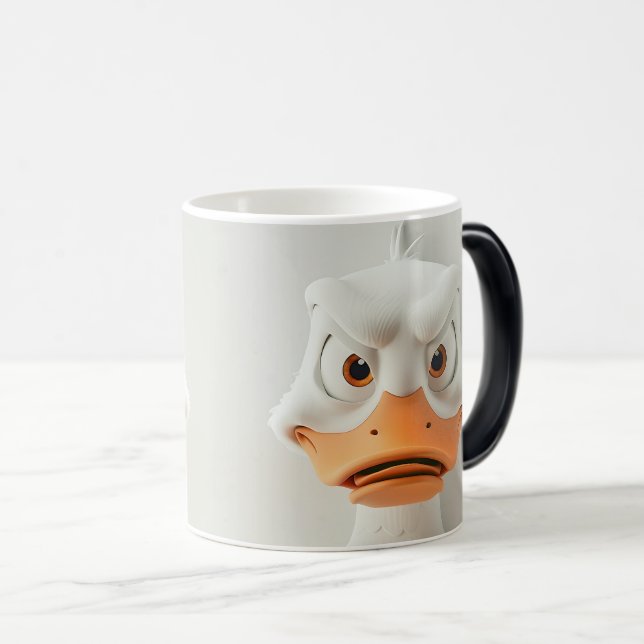 Caneca Mágica Sarcastic Duck Face 3D (Frente Esquerda)