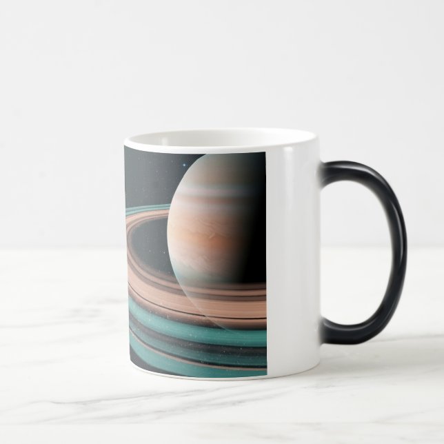 Caneca Mágica Saturno Planeta Mug com Anéis (Direita)