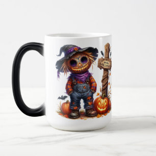 Caneca Mágica Scarecrow Spooky Halloween Mug