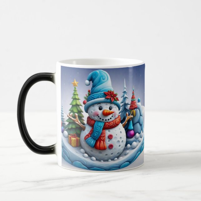 Caneca Mágica Schneemann in Winterlandschaft -  (Esquerda)
