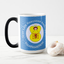 Caneca Mágica Scot Lion Rampant Angel Hanukkah Flag Personalizad