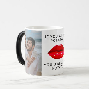 Caneca Mágica Se Você Era Uma Batata, Juntos Foto Personalizada 