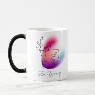 Caneca Mágica Seja Você Mesmo: Brilho Brilhante