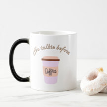 Sem falar antes do café