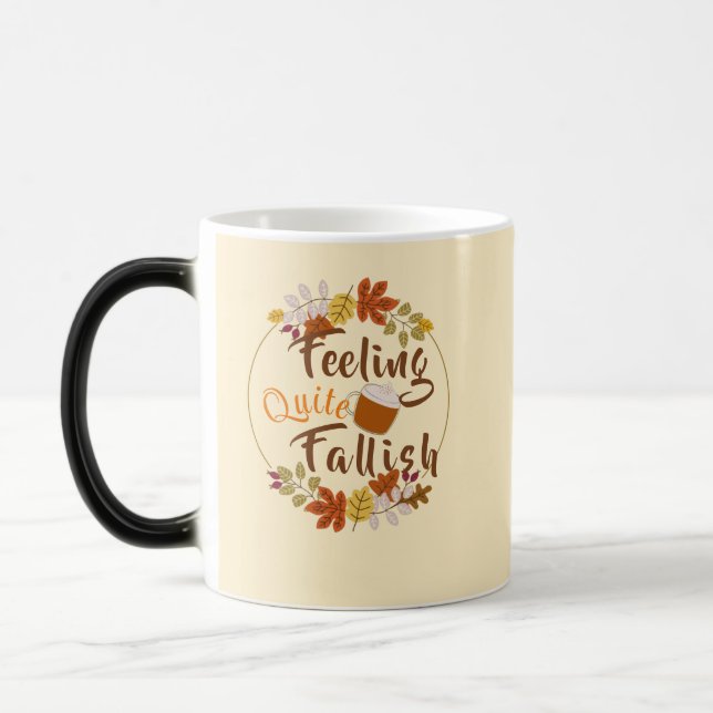 Caneca Mágica Sente-Se Como Se O outono Fall Deixasse Coffee Mug (Esquerda)