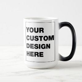 Caneca Mágica Seu design ou logotipo personalizado