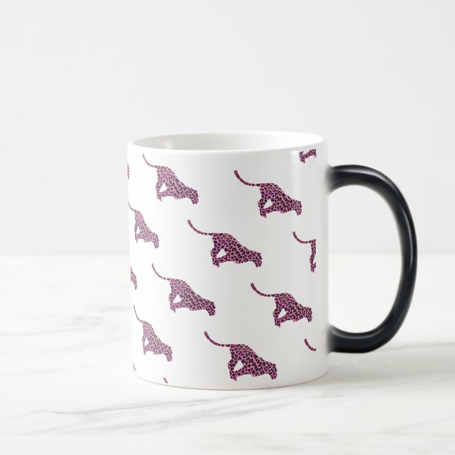 Caneca Mágica Silhouette Pink e Black Leopard (Direita)