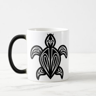 Caneca Mágica Silhueta de tartaruga marinha